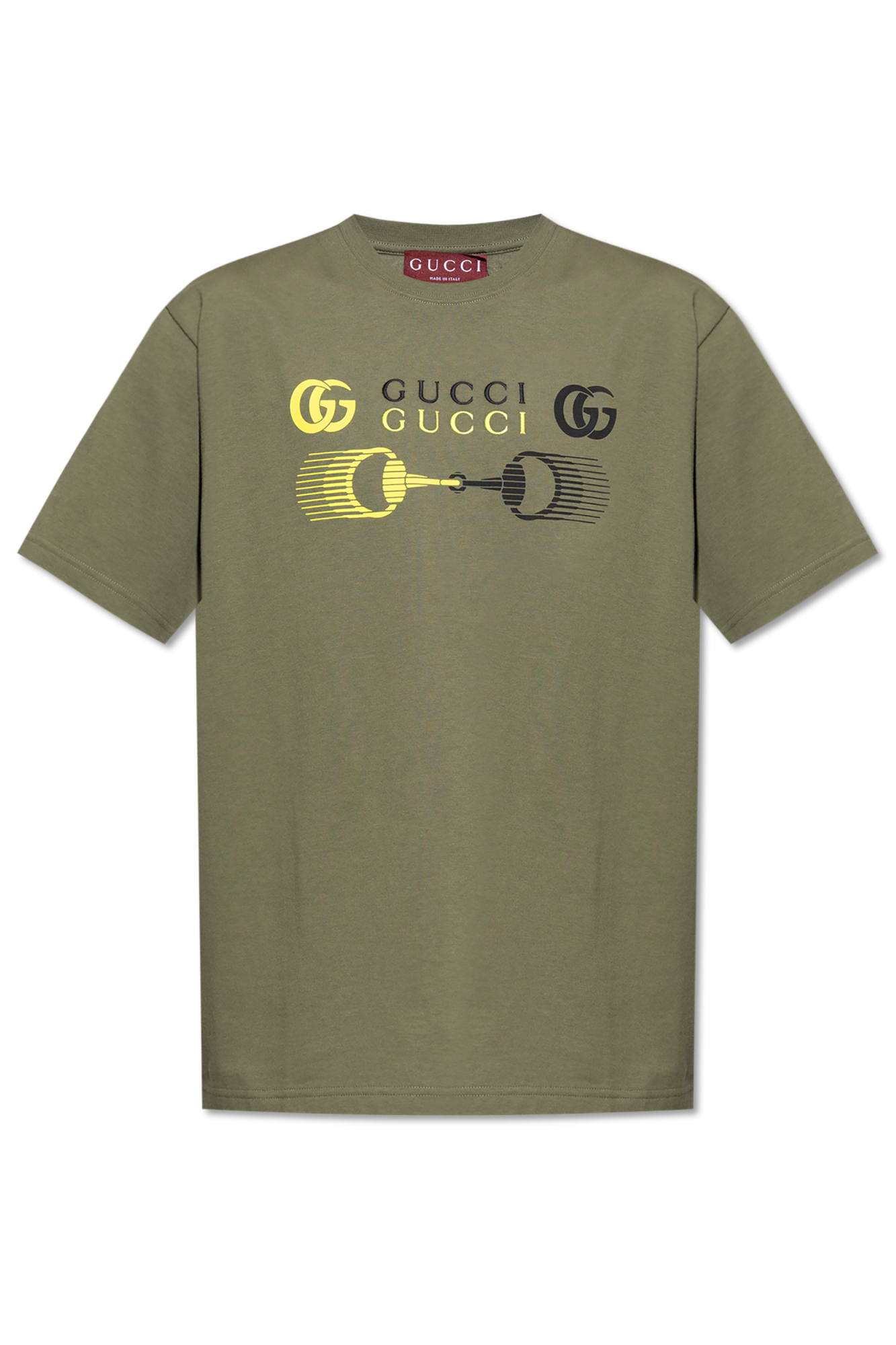 Gucci T-shirt with printed logo | Men's Clothing | Vitkac